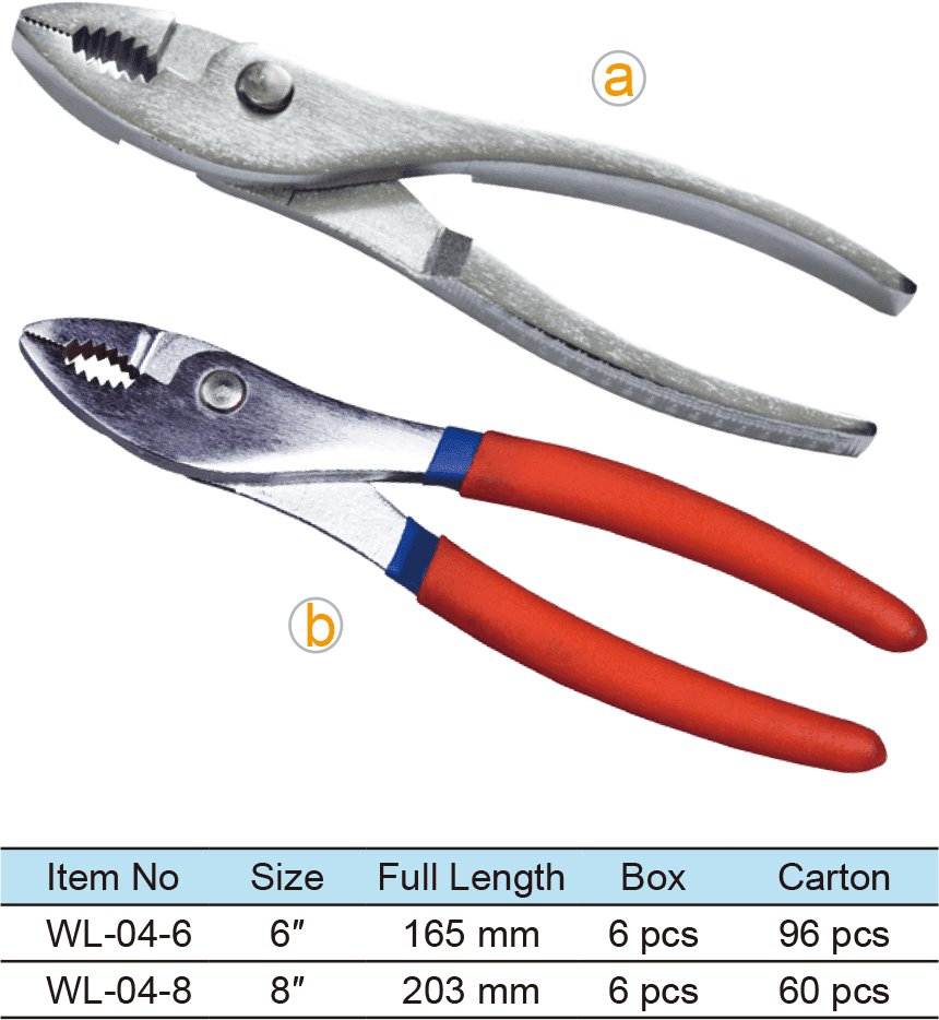 Slip Joint Plier With Knurling Handle (1)