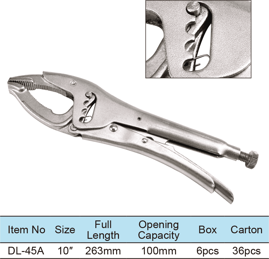 4 Position Locking Pliers, Extra Wide Opening(1)