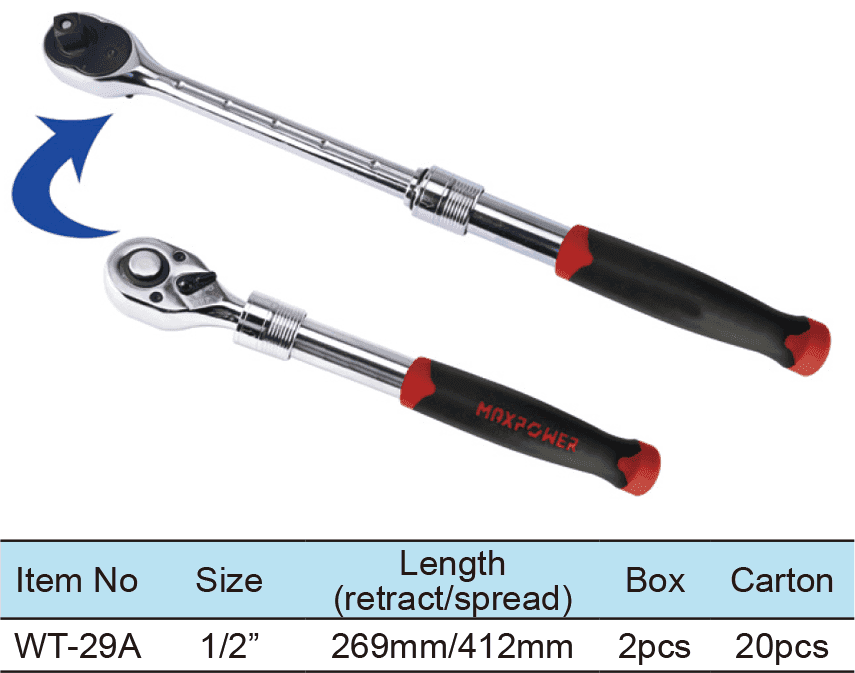 Extendable Ratchet Wrench Quick Release(1)