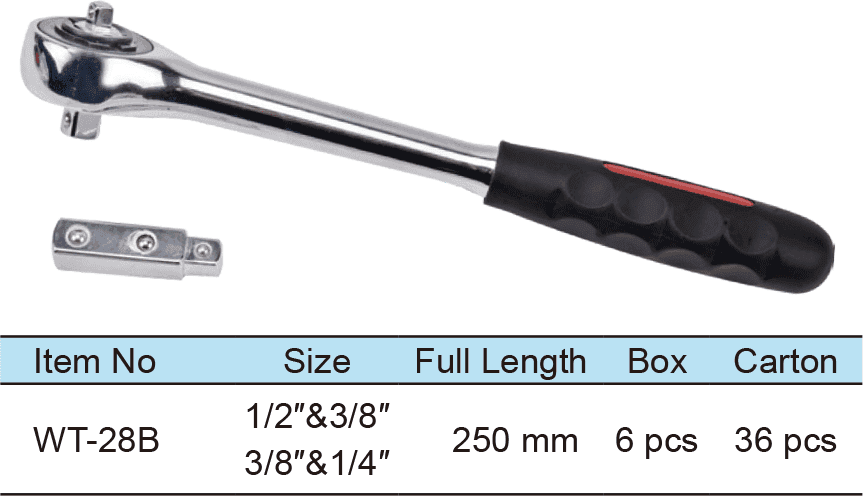 Ratchet Wrench With Interchangable Drivers,30Teeth(1)