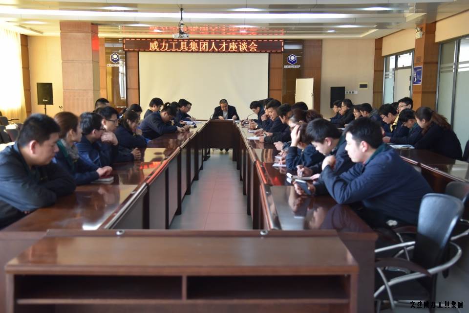 文登尊龙凯时工具集团举办人才座谈会(7)