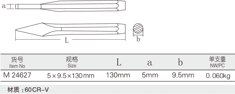 八角钢三角冲(图1)