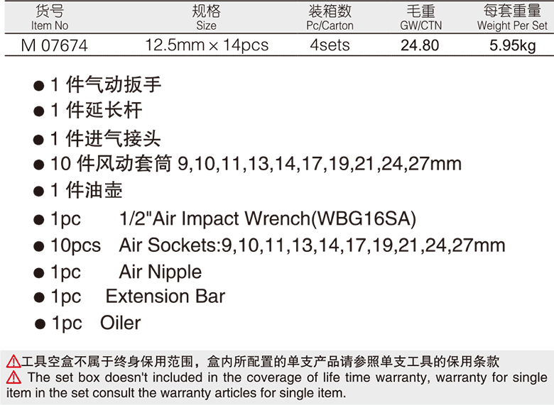 14件12.5mm系列气扳机组套(1)