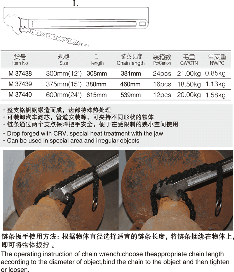 链条扳手(图1)