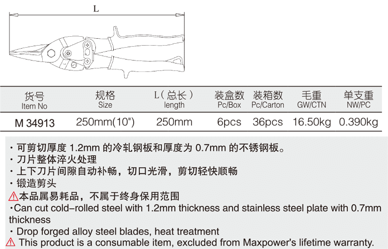 直切航空剪(图1)