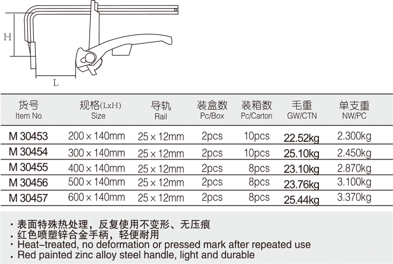 棘轮F夹(图1)