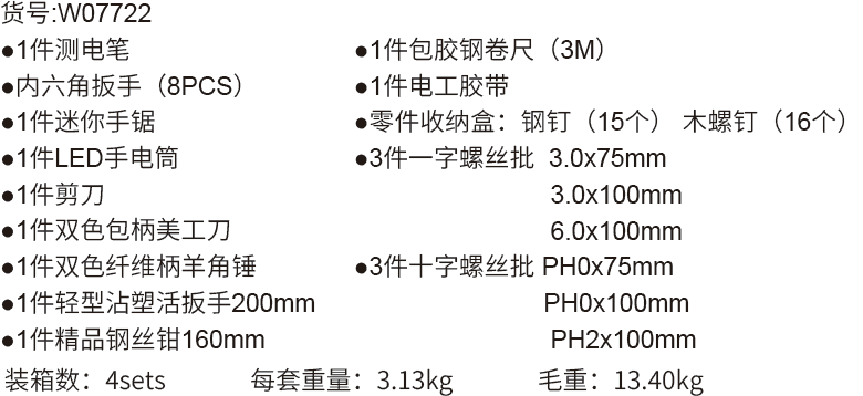 高档礼品工具组套（25PCS）(1)