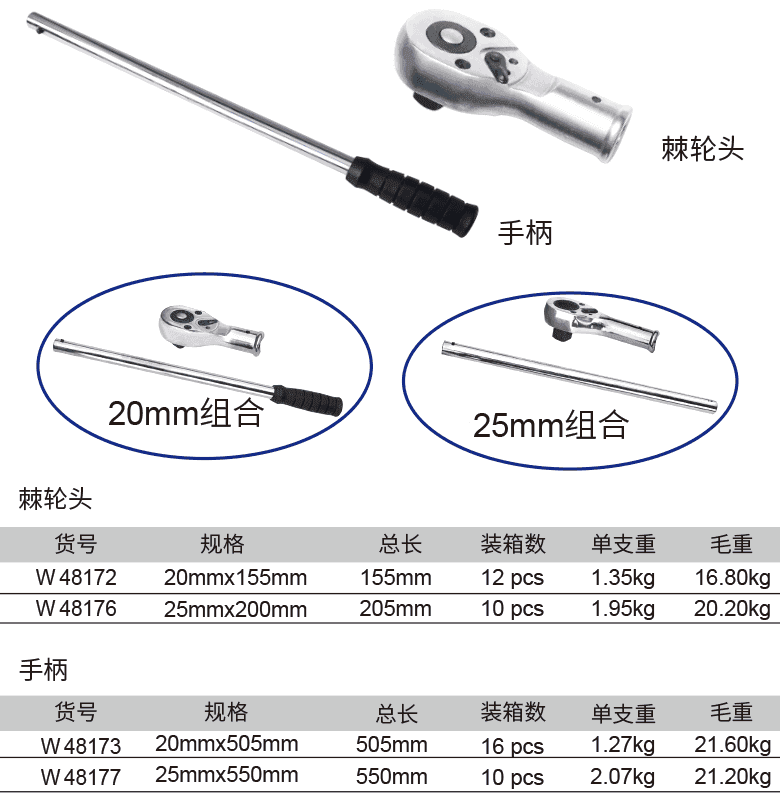 棘轮头/手柄(1)