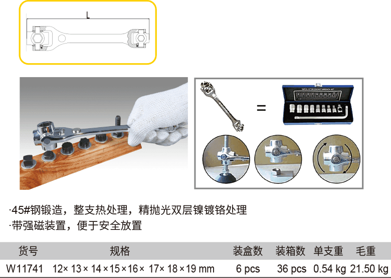 八合一多头扳手(图1)