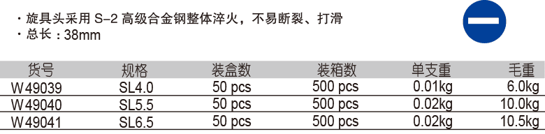 6.3mm 系列一字旋具套筒(1)