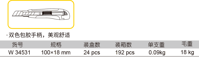 包胶美工刀(1)